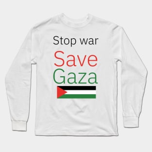 Save Gaza Long Sleeve T-Shirt